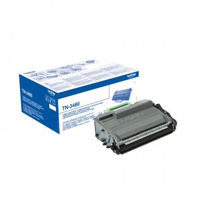 Toner Originale Brother TN-3480 da 8.000 Pag. per HL-L5000 5200 5750 MFC-L6900 MFC-L6600