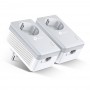 Kit 2 powerline con Shuko passante 1 port LAN TL-PA4010P KIT