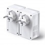 Kit 2 powerline con Shuko passante 1 port LAN TL-PA4010P KIT
