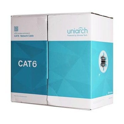Cavo ethernet CAT6 UTP PVC 8 fili 24AWG, Rame, 305metri