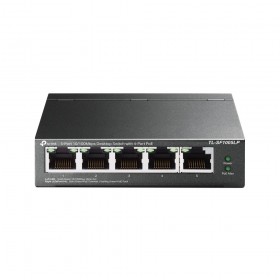 Switch Desktop 5 porte 10 100Mbps con 4-Port PoE TL-SF1005LP