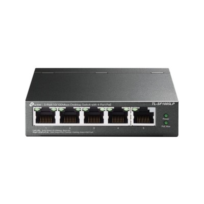 Switch Desktop 5 porte 10 100Mbps con 4-Port PoE TL-SF1005LP