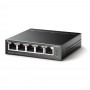 Switch Desktop 5 porte 10 100Mbps con 4-Port PoE TL-SF1005LP