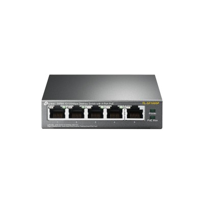 Switch desktop 5 porte 10 100Mbps 4 PoE TP Link TL-SF1005P