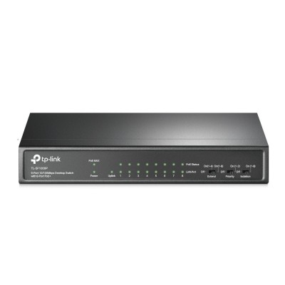 Switch Desktop 9 Porte 10 100Mbps di cui 8 PoE+ TL-SF1009P