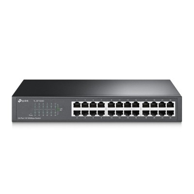 Switch desktop 24 porte 10 100Mbps in acciaio TL-SF1024D