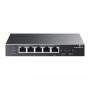 TP-Link 5-Porte Gigabit Desktop PoE+ Switch con 1-Port PoE++ In e 4-Port PoE+Out