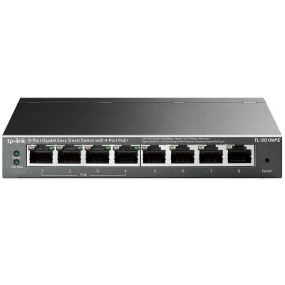 Easy Smart Switch 8 Porte Gigabit con 4 Porte PoE TL-SG108PE