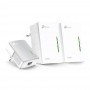 Kit powerline AV600 WiFi 300Mbps 2 Porte LAN (3 Pezzi)