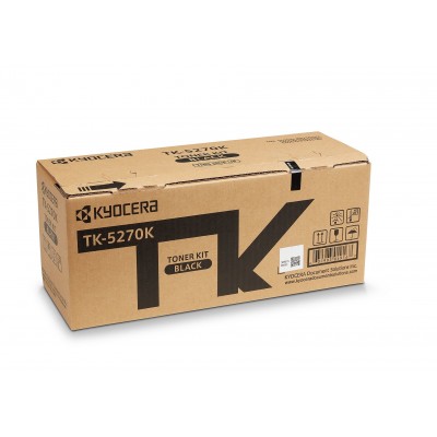 KYOCERA TK-5270K  Toner Kit Nero  8.000 pagine A4 (ISO IEC 19798) per ECOSYS M-6x30cidn P-6230cdn