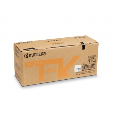 KYOCERA TK-5270Y Toner Kit Giallo  6.000 pagine A4  (ISO IEC 19798) per ECOSYS M-6x30cidn P-6230cdn