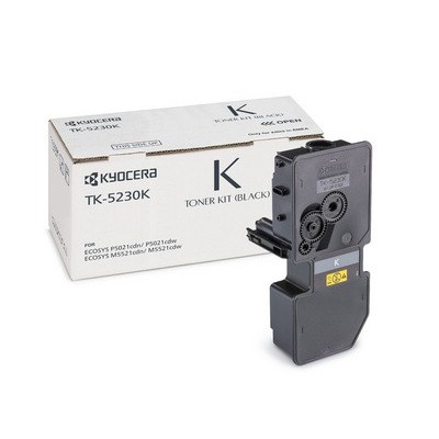 KYOCERA TK-5230K Toner Kit Nero per ECOSYS P5021cdn cdw e ECOSYS M5521cdn cdw da 2.600 pagine in for