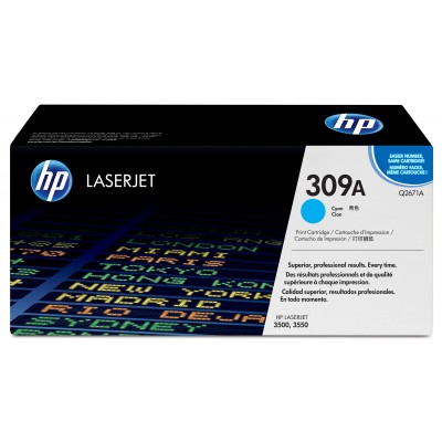 Ciano Toner Rigenera Con CHIP-HP Laser Color 3500 3550-4K