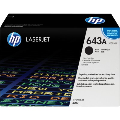 Black Reg HP Color laserjet 4700DN,4700PH Plus-11K643A
