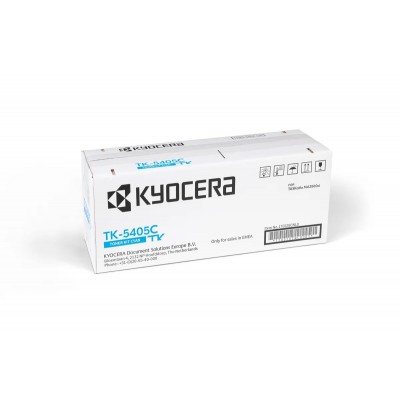KYOCERA TK-5405C Toner Ciano per TASKalfa MA3500ci durata 10.000 pagine A4 per copertura 5%