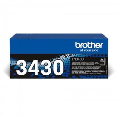 Toner Nero ORIGINALE Brother TN-3430 da 3.000 Pag. PER HL-L5000 5100 5200 MFC-L5700