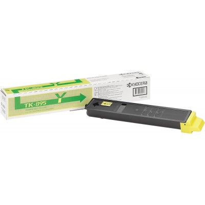 KYOCERA TK-895Y Toner ORIGINALE giallo per FS-C8X20/8X25MFP da 6.000 pagine (ISO/IEC 19798)