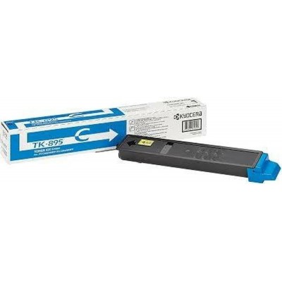 KYOCERA TK-895C Toner ORIGINALE ciano per FS-C8X20/8X25MFP da 6.000 pagine (ISO/IEC 19798)