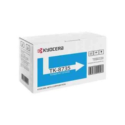KYOCERA TK-8735C  Toner ORIGINALE Ciano per TASKalfa 7052/8052ci_7353ci_8353ci da 40.000 pag.