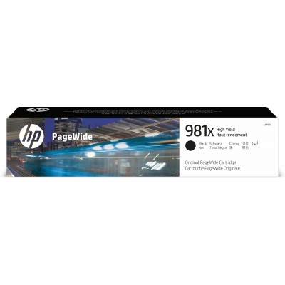 Cartuccia ORIGINALE Nero HP N. 981X per Pagewide da 11.000 pag.