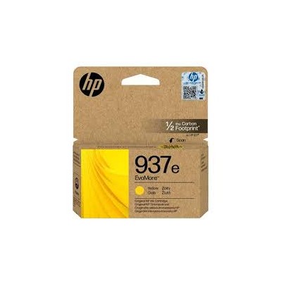 Cartuccia ORIGINALE Giallo HP N. 937e EvoMore per HP Officejet Pro 9110/9730/9120/9720/9122/9125