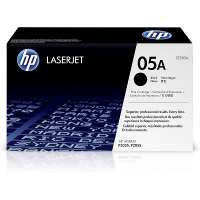 HP Cartuccia toner nero originale CE505A LaserJet 05A
