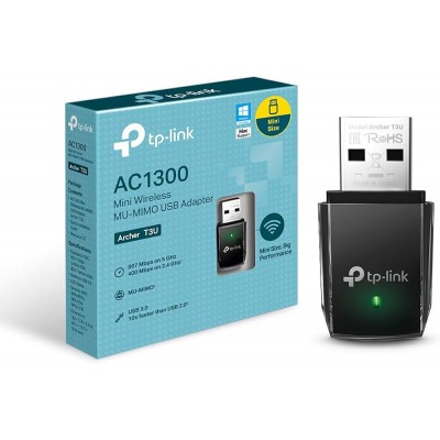 TP-Link Archer T3U 300Mbps Wireless N Mini USB 3.0 Adapter WIFI 5