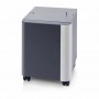 CB-360W-B Mobiletto bianco di supporto alto per configurazione base e con 1 cassetto con ruote