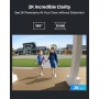 Campanello video Reolink Smart 2K+ Wired PoE Video Doorbell due vie angolo di visione 180°