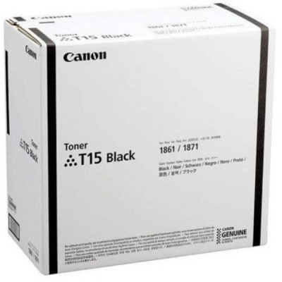 Toner ORIGINALE Canon Nero T15 per I-SENSYS X 1861P/1871P durata 45.000 pagine in formato A4