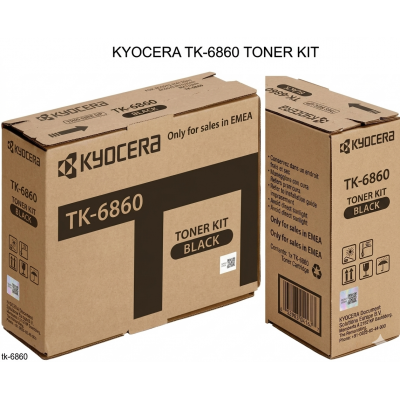KYOCERA TK-6860 Toner nero per ECOSYS MZ3201IX durata 15.000 pagine copertura ISO 19752