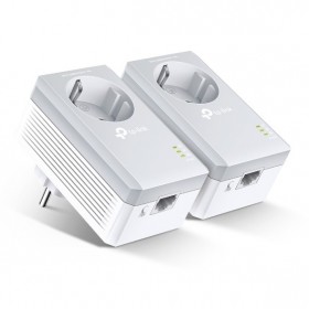 Kit 2 powerline con Shuko passante 1 port LAN TL-PA4010P KIT