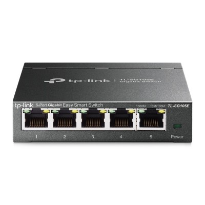 Switch Easy Smart con 5 Porte Gigabit TP-Link TL-SG105E