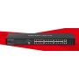 24-Port 10/100Mbps + 2-Port Gigabit Rackmount Switch with 24-Port PoE+