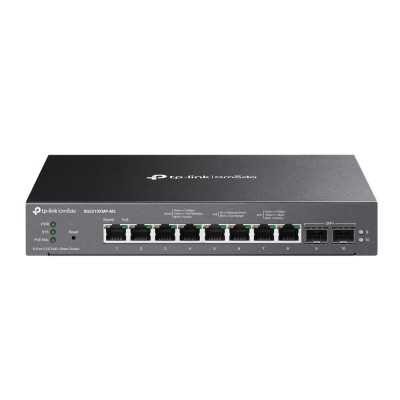 Omada Switch Smart 8 Porte 2.5GBASE-T PoE+, 2 Porte 10GE SFP+ - SG2210XMP-M2