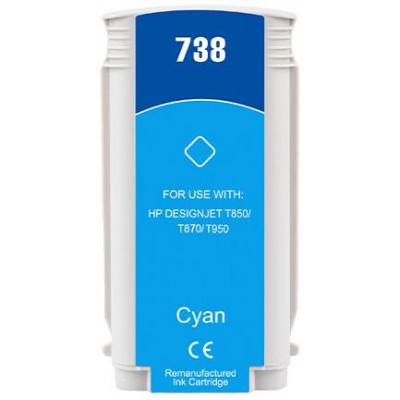130ML Cyan Reman HP DesignJet T850,T870,XT870,XT950498N5A