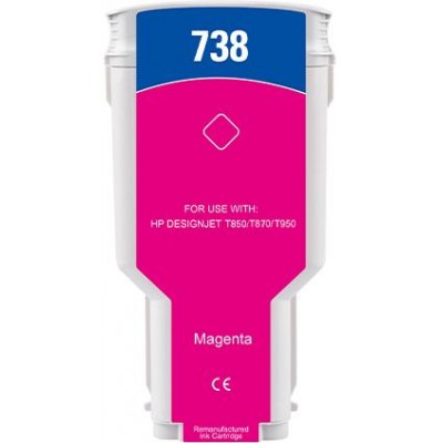 300ML Magenta Reman HP DesignJet T850,T870,XT870,XT950676M7A