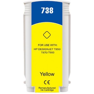 130ML Yellow Reman HP DesignJet T850,T870,XT870,XT950498N7A